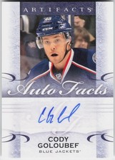 Cody Goloubef Autofacts Upper Deck Artifacts - Autofacts A-CG NM