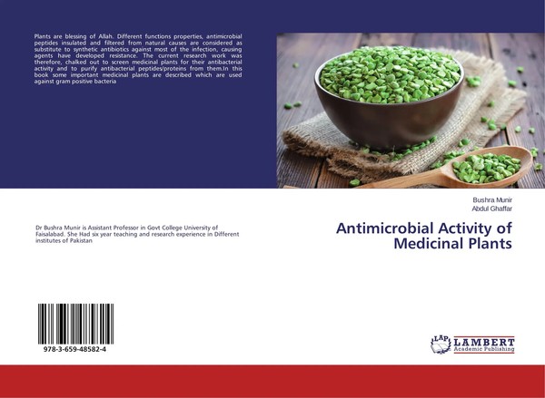 Bushra Munir (U. A.) | Antimicrobial Activity Of Medicinal Plants | Taschenbuch-image