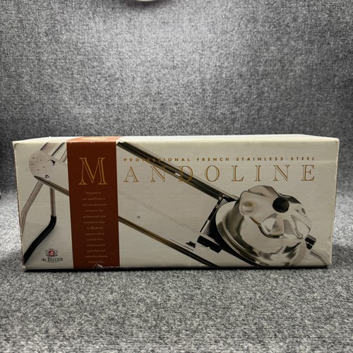 Vintage de Buyer Mandoline Slicer Pro Stainless Steel France Williams-Sonoma - Picture 16 of 18
