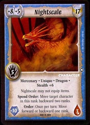 Nightscale - FOIL - Mercenaries - Warlord Saga of the Storm