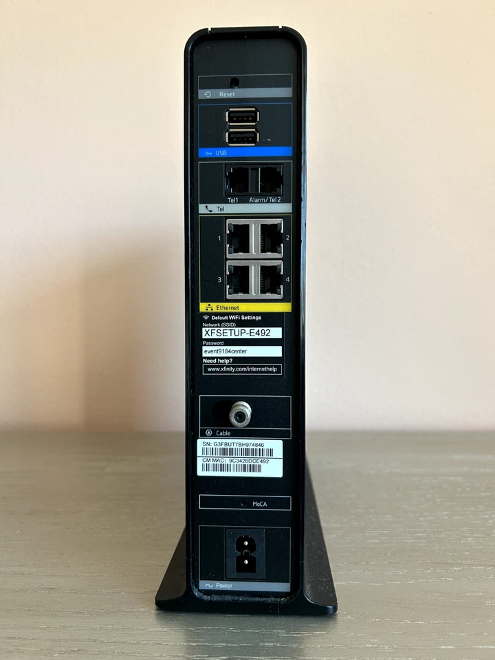 Xfinity Xb3 Dual-Band Wi-fi 802.11ac Cable Modem DPC3941T - Image 3 of 4