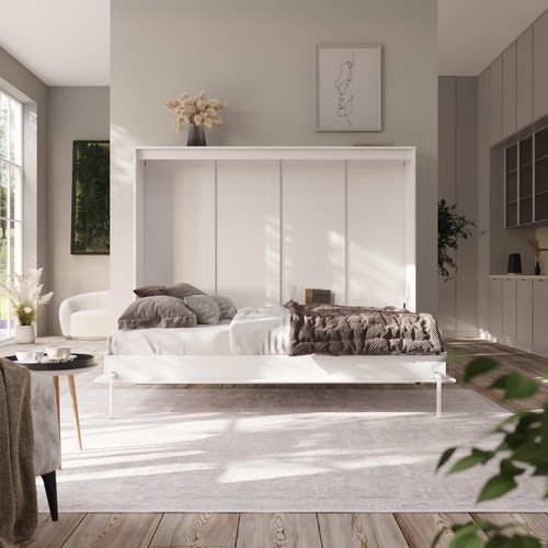 SMARTBett Classic 160x200 bedkast wandbed incl.Pocketveringmatras - Afbeelding 14 van 70