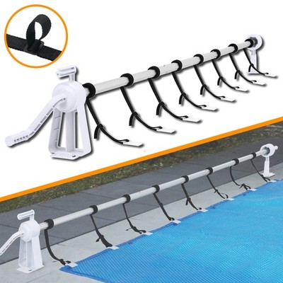 Mobile Poolaufroller Aufrollsystem für Poolplane Solarfolie 1,05m bis 6,15m Pool