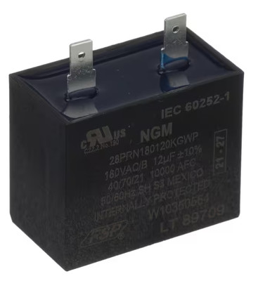 Whirlpool IEC 60252-1, 28PRN180120KGWP, W10350564, Capacitor