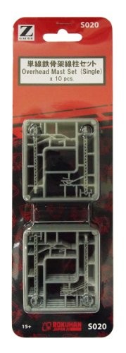 Rokuhan Z Maßstab S020 Einzel Draht Gemeinkosten Stange Set 10 Teile Neu 194688 | Zustand: Neu