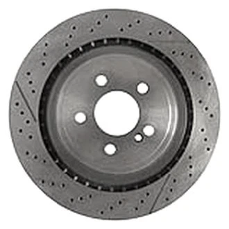 For Mercedes-Benz CLS63 AMG 12-13 Bendix Global Premium Vented Rear Brake Rotor Foto 2 de 3