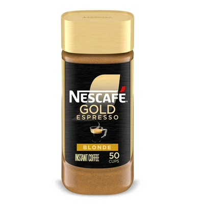 Nescafé Gold Espresso Blonde, Instant Coffee, 3.5 oz EXP 09/26