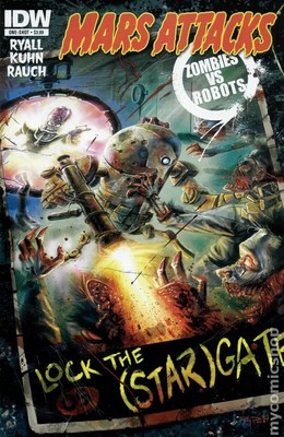 Mars Attacks Zombies vs Robots #0 FN 2013 Stock Image