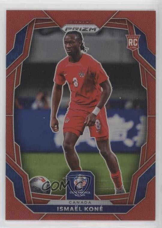 2024 Panini Prizm CONMEBOL Copa America Red Prizm /199 Ismael Kone #173
