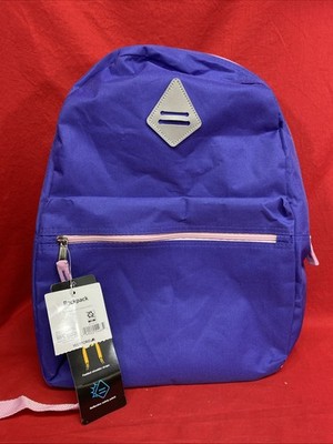 Wexford Purple & PInk Backpack School Travel Project Pack Medium 17x12x5.5 NWT