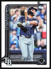 2025 Topps Series 1 #124 Richie Palacios Tampa Bay Rays Baseball Card