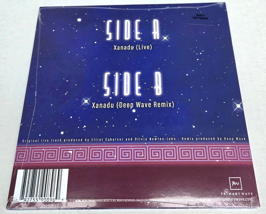 OLIVIA NEWTON-JOHN XANADU "45 RECORD STORE DAY 2025  BLACK FRIDAY  7" VINYL NEW