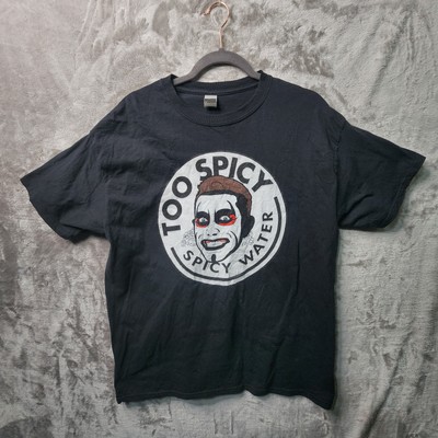 AEW Danhausen  Too Spicy Spicy Water  Black Wrestling T-Shirt Men s L Official