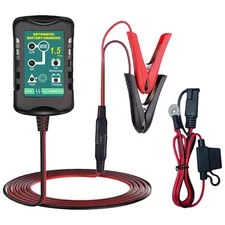 12V Smart Automatic Battery Charger Maintainer for Motorcycle Car Trickle Float