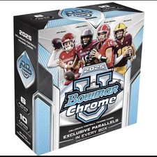 2025 BOWMAN UNIVERSITY CHROME U MEGA BOX (60 Cards) Football Brand New QTY ASAP