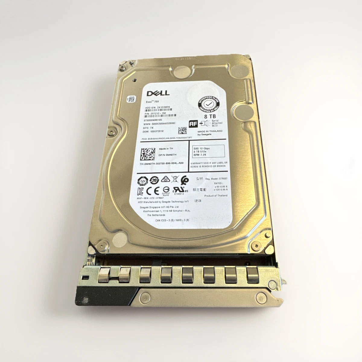 Dell SAS Internal Hard Disk Drives 8 TB Storage Capacity for sale