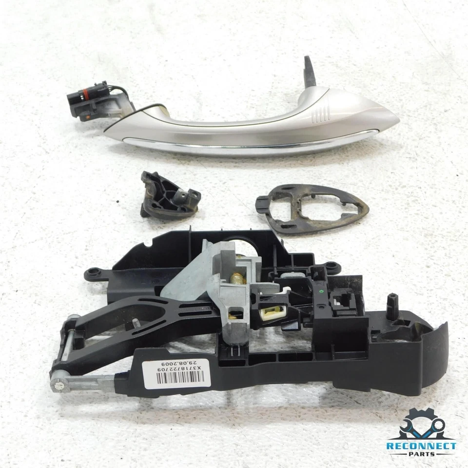 09-15 BMW 750Li M5 F02 Rear Driver Left Side Exterior Door Handle Assembly OEM - Image 4 of 4