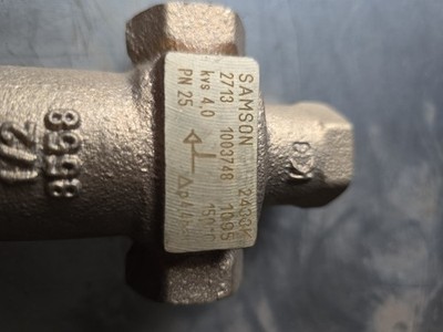 Samson Motorventil Typ 2433K PN25; KVS 4.0 CC499K