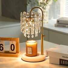 Candle Warmer Lamp with Timer Dimmer Adjustable Height for New Home Bedroom,V...