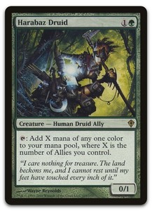Harabaz Druid - Worldwake #105/145