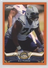 2013 Topps Chrome Retail Orange Refractor DJ Fluker #134 x9i