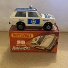 Matchbox #20 Range Rover Police Patrol Sheriff unpainted base Superfast Lesney