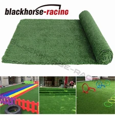 16x6.6FT Artificial Grass Rug Grass Carpet Rug Synthetic Turf Thick Lawn Green