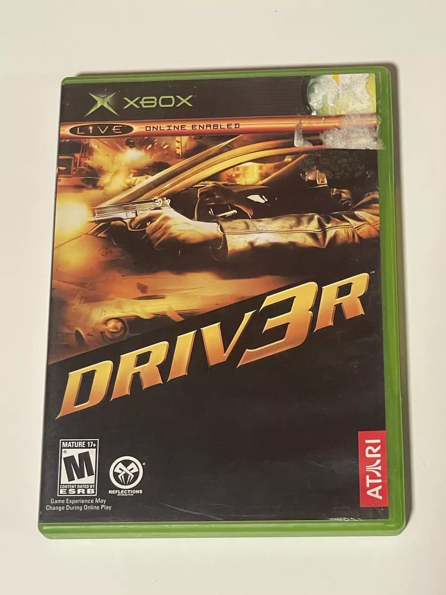Driv3r Microsoft Xbox 2004 Driver 3 video game Complete Tested