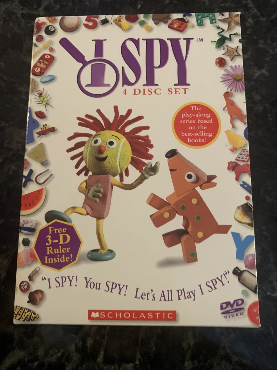 Childrens Educational Movie Scholastic I Spy DVDs 4 Disc Box set Rare HBO Family