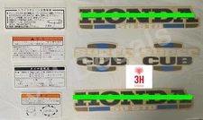 Custom made Honda Super Cub Press Cub decal sticker full set 50 70 90