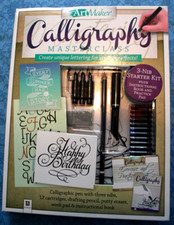 Calligraphy Master Class Kit Pen, Instruction Book, Pad, 12 Cartridges, More NEW