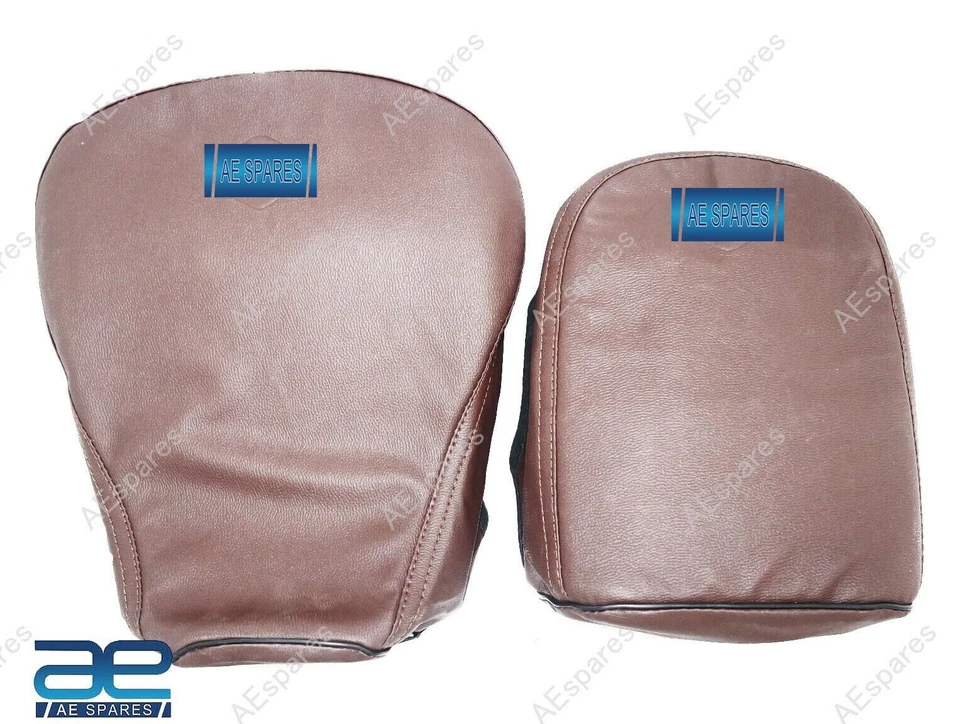 Front & Rear Seat Cover Set Brown