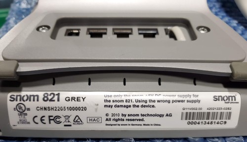 SNOM 821 Multiline VoIP Phone HI RES Display (Grey) - Picture 4 of 4