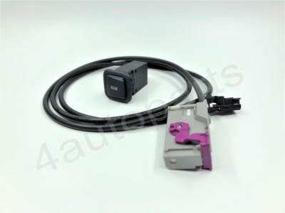 3.5mm AUX-in Socket Jack with adaptar cable for Audi Navigation RNS-E