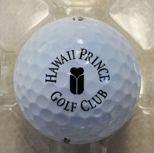 1 Collectible Hawaii Prince Golf Club Black Logo Ball Mint TaylorMade Distance+ - Picture 1 of 1