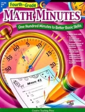 Creative Teaching Press Math Minutes Book, Grade 4