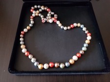 Perlketten Perlen Halskette Süßwasser Zuchtperlen Kette Armband Schmuck Perlfekt