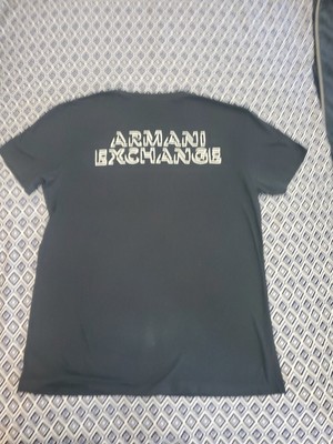 Armani Exchange Short Sleeve Black Vintage T-Shirt Men's Armani Exchange Short Sleeve Black Vintage T-Shirt Men's