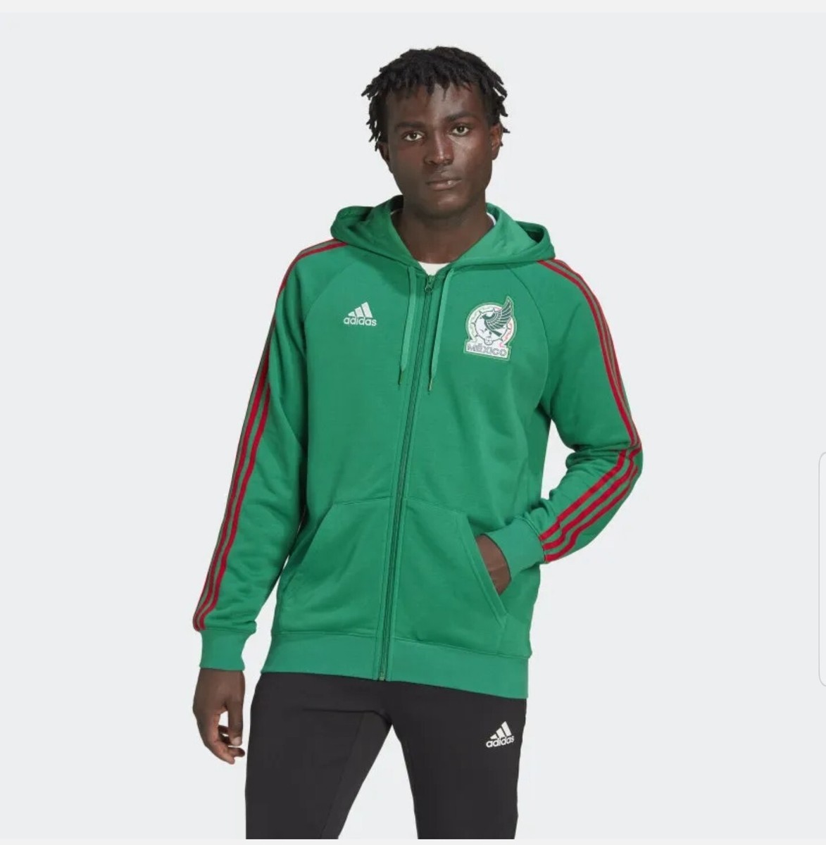 ADIDAS MEXICO FULL-ZIP HOODIE VIVID GREEN COLOR MENS SIZES SMALL/HF1437 |  eBay