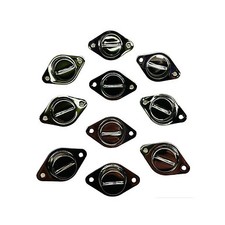 Chrome Ejecting Slot Head DZUS Fasteners - 5/16" .600 10pk
