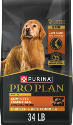 Purina Pro Plan Completed Essentials for Adult Dogs Chicken Rice, 34 lb Bag