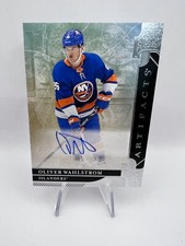 Oliver Wahlstrom 2019-20 Artifacts Roman Numeral Rookies Redemption Auto RC