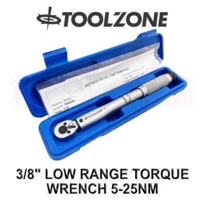 Toolzone Elite 3/8'' Antrieb niedriger Bereich Drehmomentschlüssel 5-25 Nm metrisch Ratsche SS030