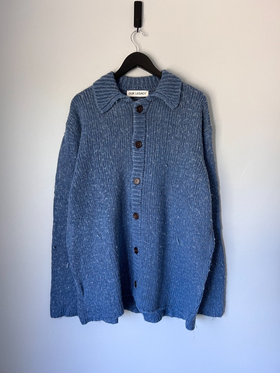 Our Legacy Big Cardigan - Size 50 - Funky Blue - NEW - Made Our Legacy Big Cardigan - Size 50 - Funky Blue - NEW - Made