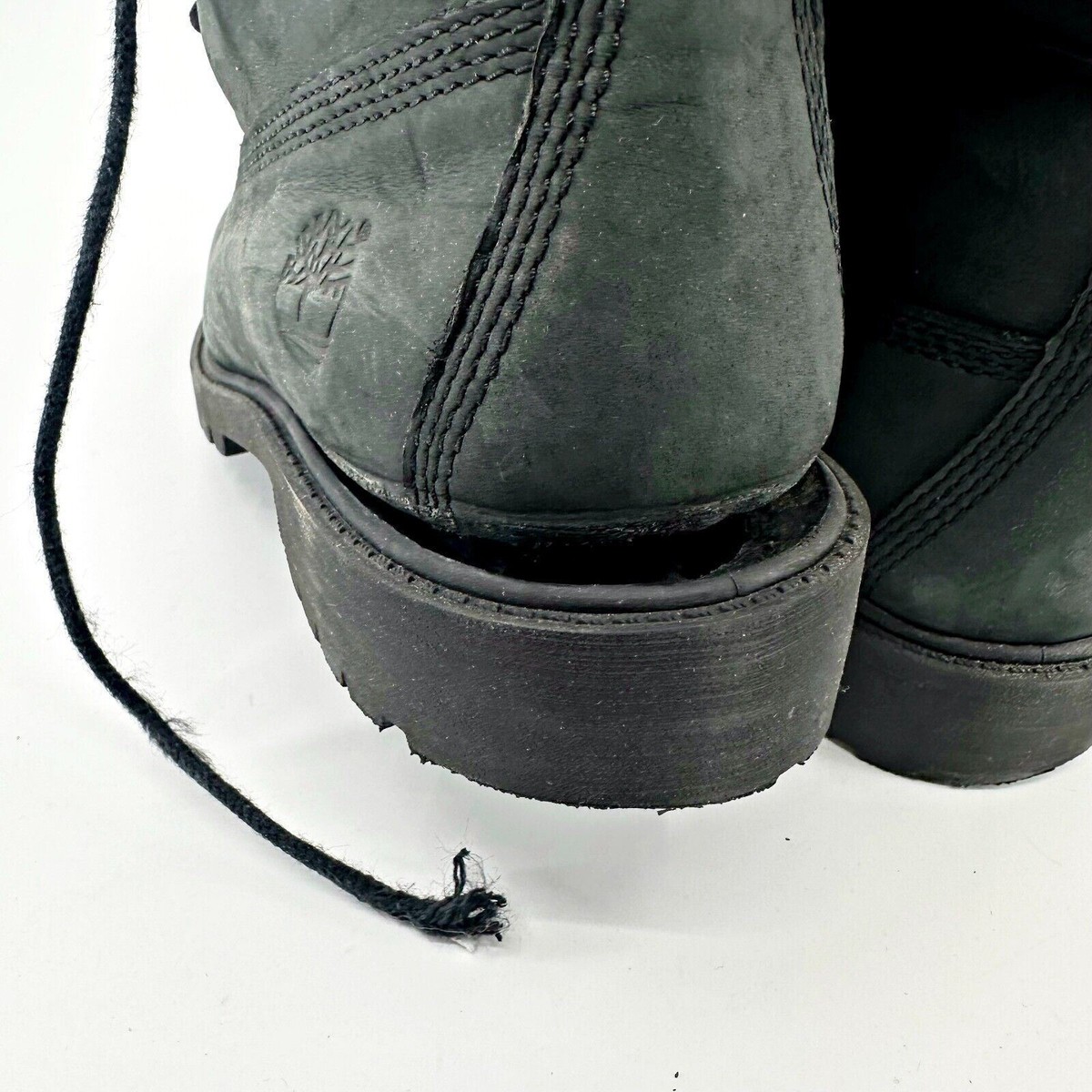 Timberland 6in Premium Black Junior Kids Size 4 Boots 12907 | eBay