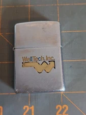 1978 Welltech Inc ZIPPO Cigarette Lighter Adverting