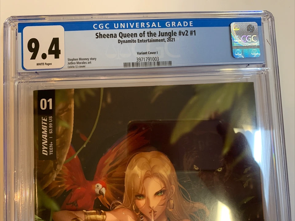 Sheena Queen Of The Jungle (2021) # 1 (CGC 9.4) Leirix Li Cover I | Census=1 - Image 2 of 4