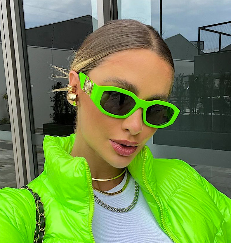 NEW Versace 0VE4361-531987 Green Flou Sunglasses 8056597094511 | eBay