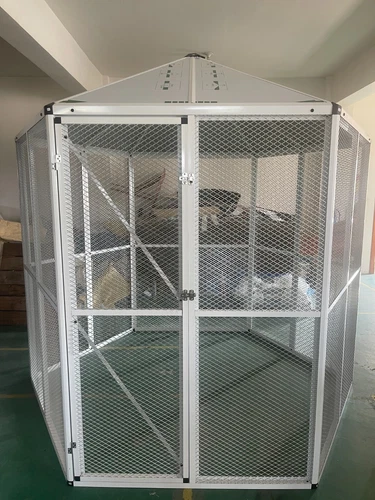 Canary Mesh Door Aluminium WHITE Bird Aviary Large Cage Pet Parrot Budgie - Picture 8 of 24