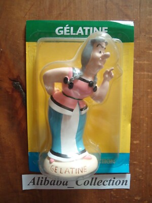 //NEUF FIGURINE ** GELATINE ** COLLECTION ATLAS ASTERIX RESINE PLASTOY BLISTER